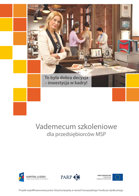 Vademecum szkoleniowe dla przedsiębiorc&oacute;w MSP