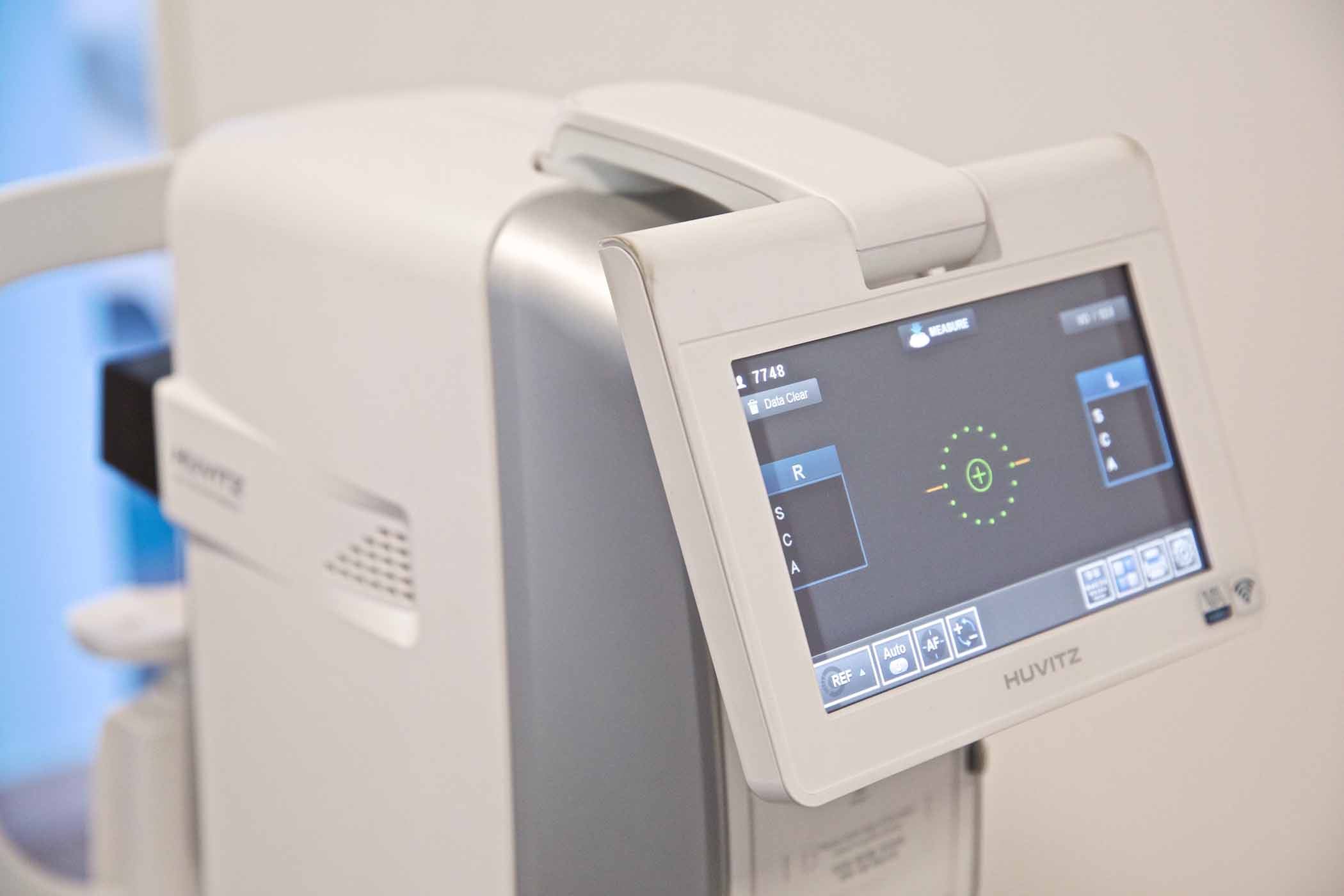 Zdjęcie ekranu przy urządzeniu medycznym