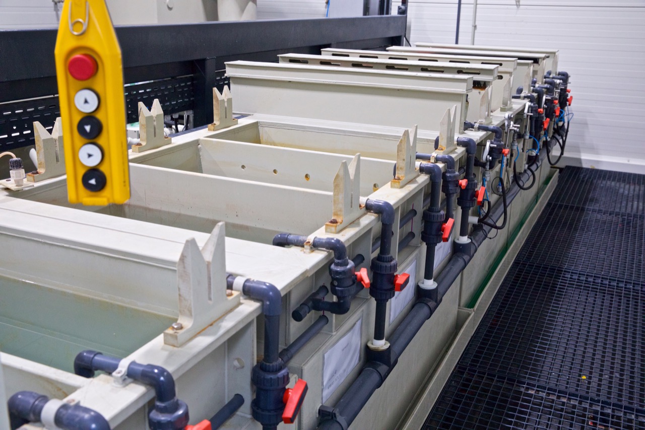 Maszyna na hali - zbliżenie