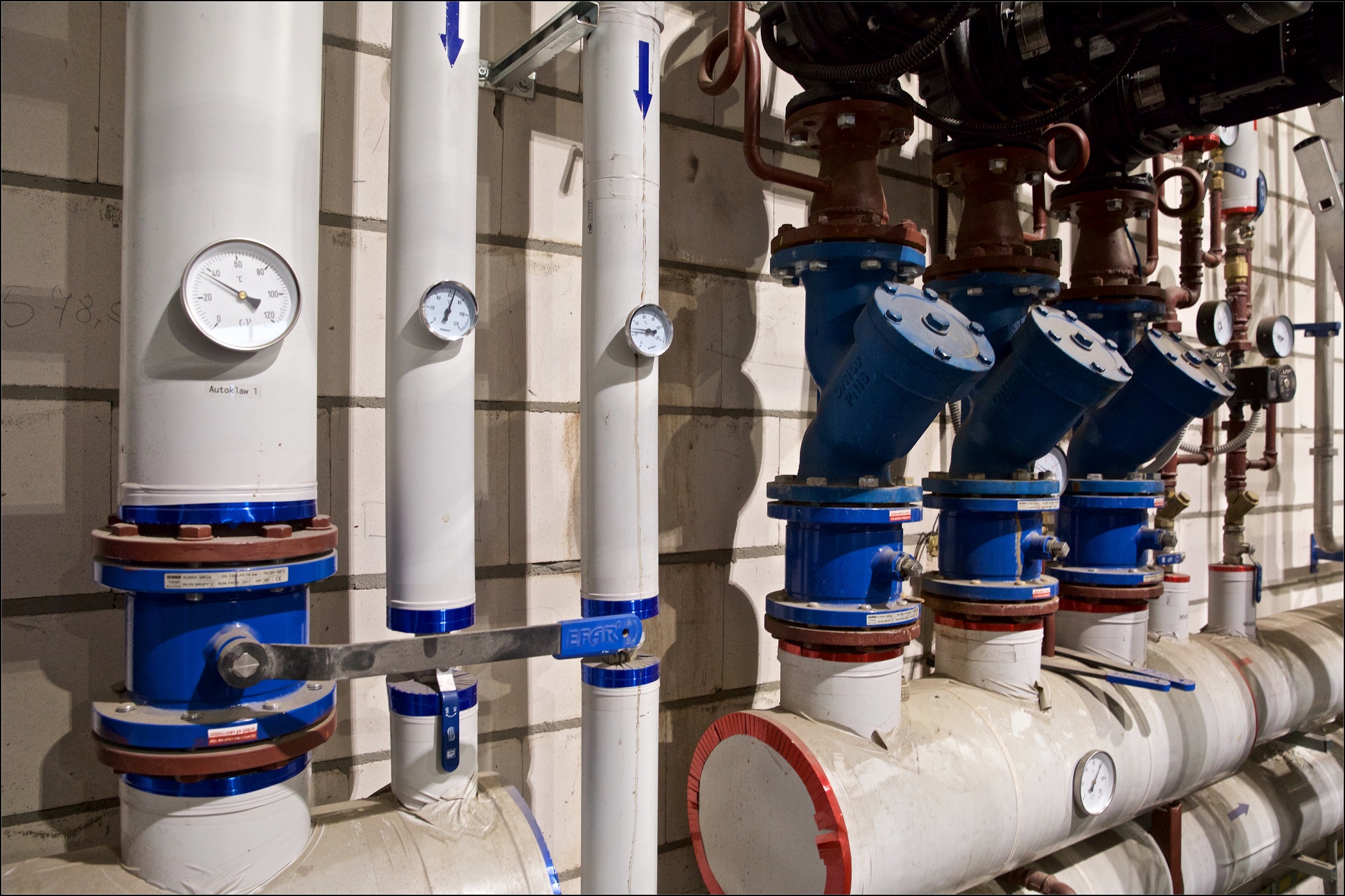 Zbliżenie części maszyny