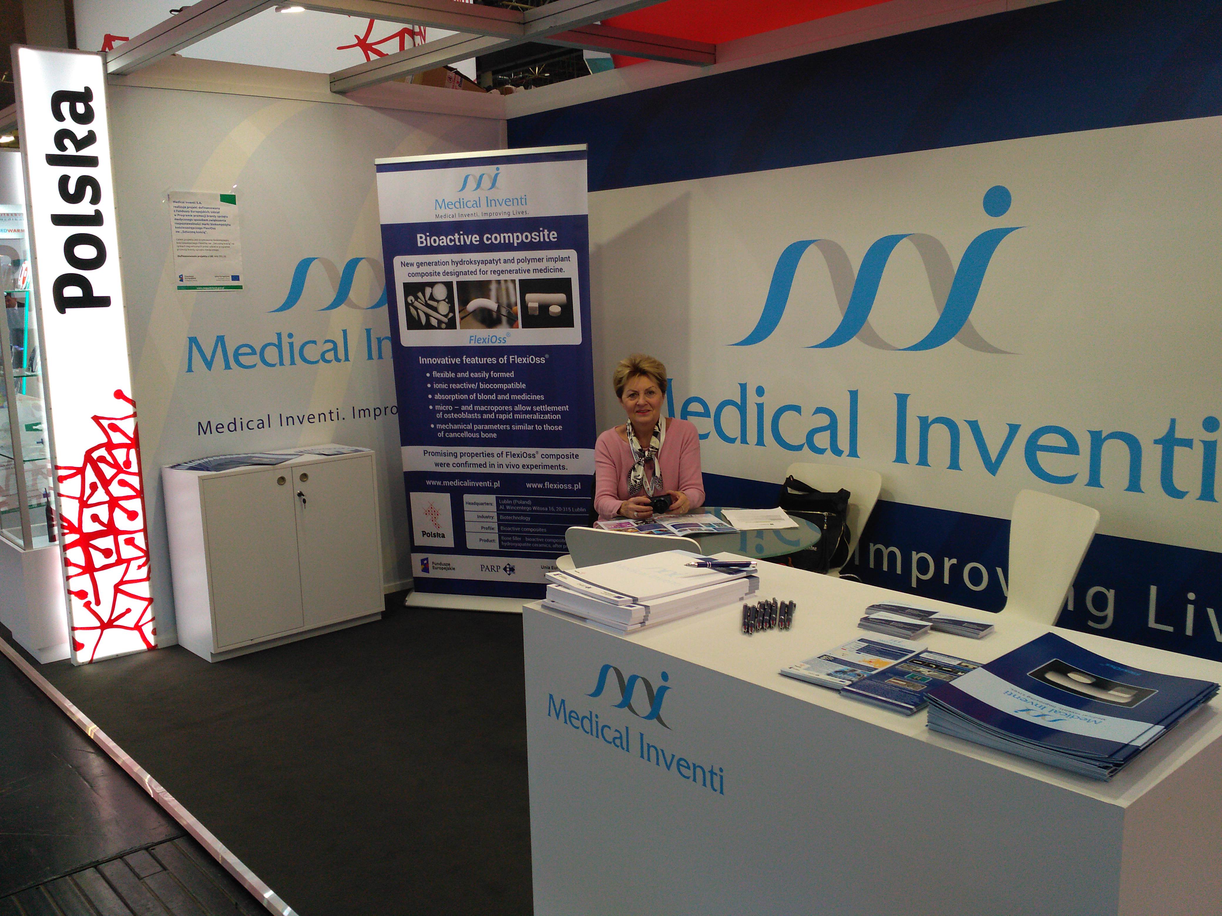 Udział w Programie promocji branży sprzętu medycznego sposobem zwiększenia rozpoznawalności marki biokompozytu kościozastępczego FlexiOss zw. "sztuczną kością".